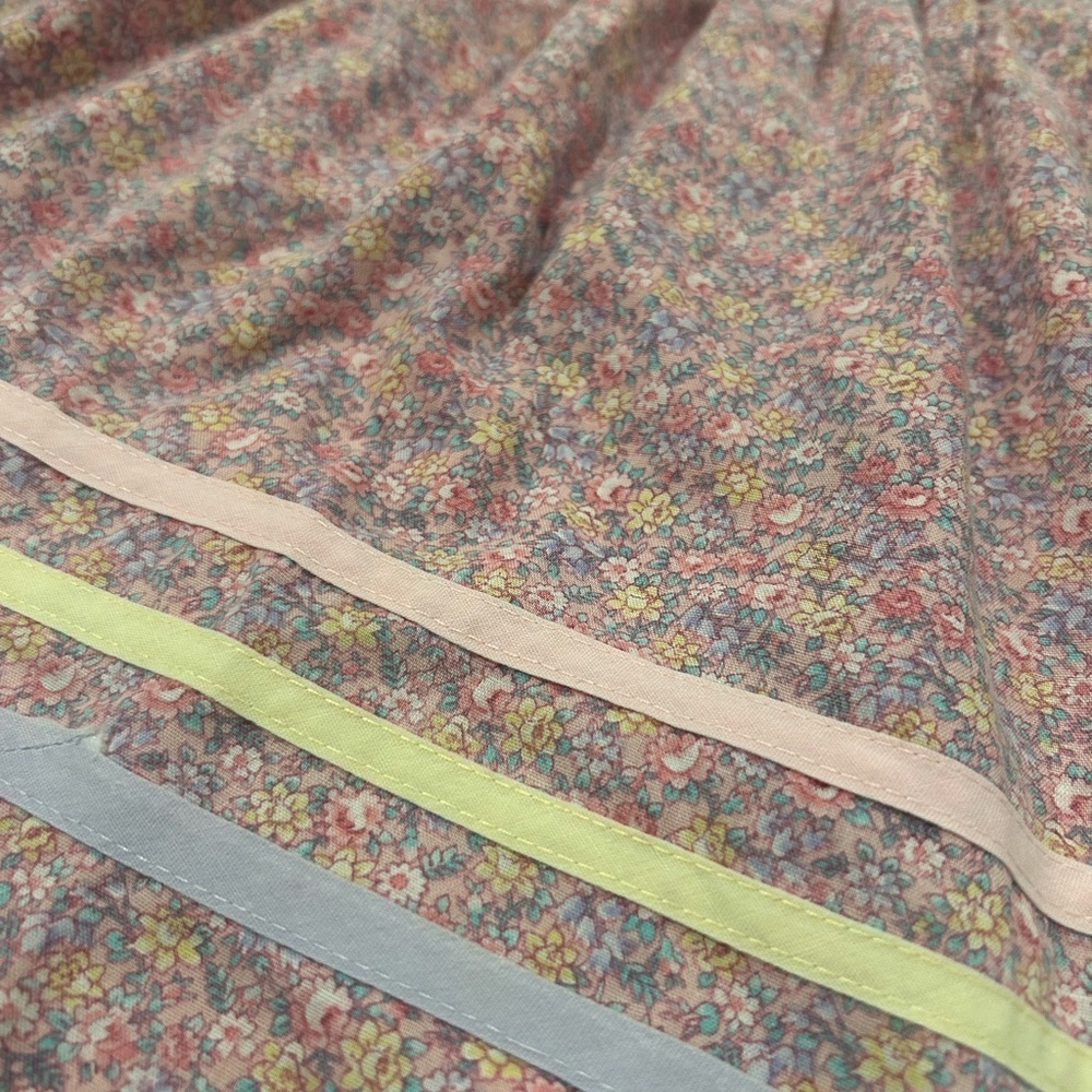 Healthtex/ vintage Floral and Striped Kids Dress Duo size 6 - Picture 4 of 6